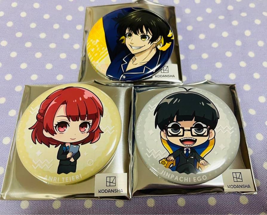 バーゲンで ブルーロック 絵心甚八 缶バッジ ホテル バッジ