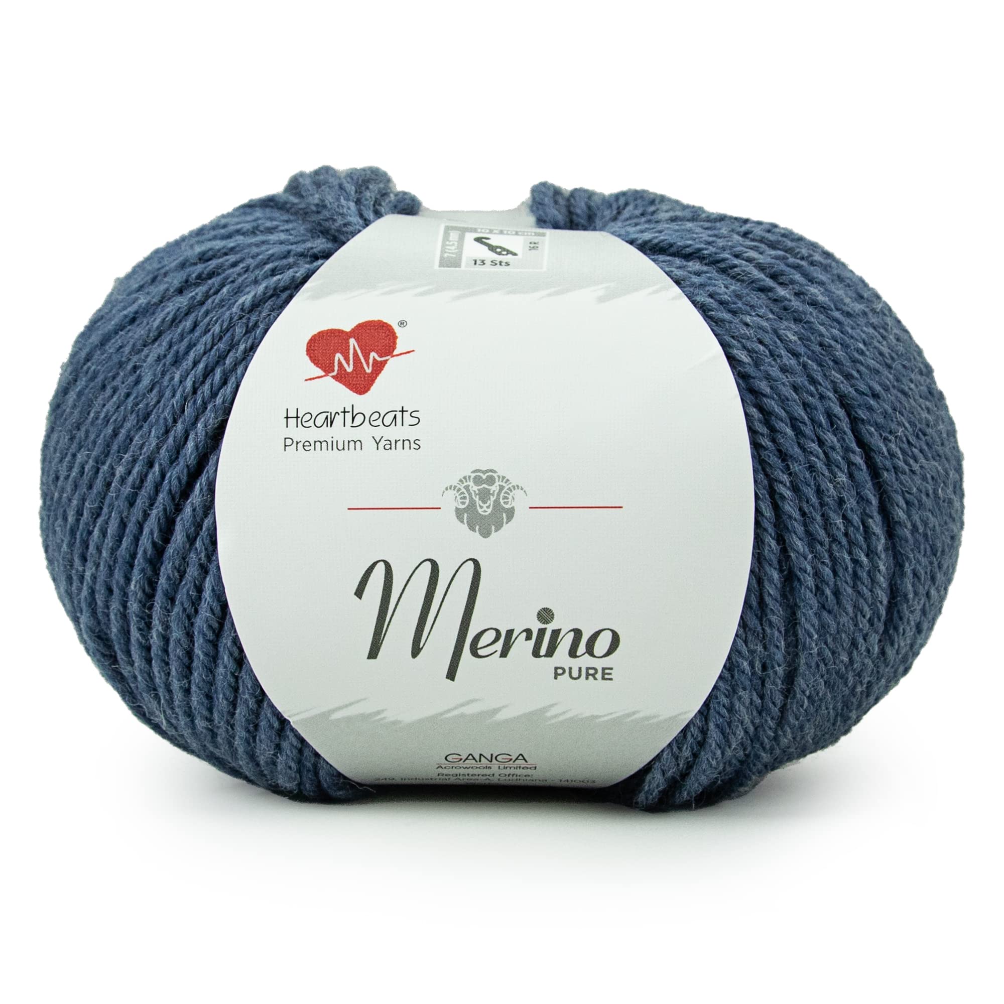 Heartbeats Merino Yarn - Rust - 2 Balls -9