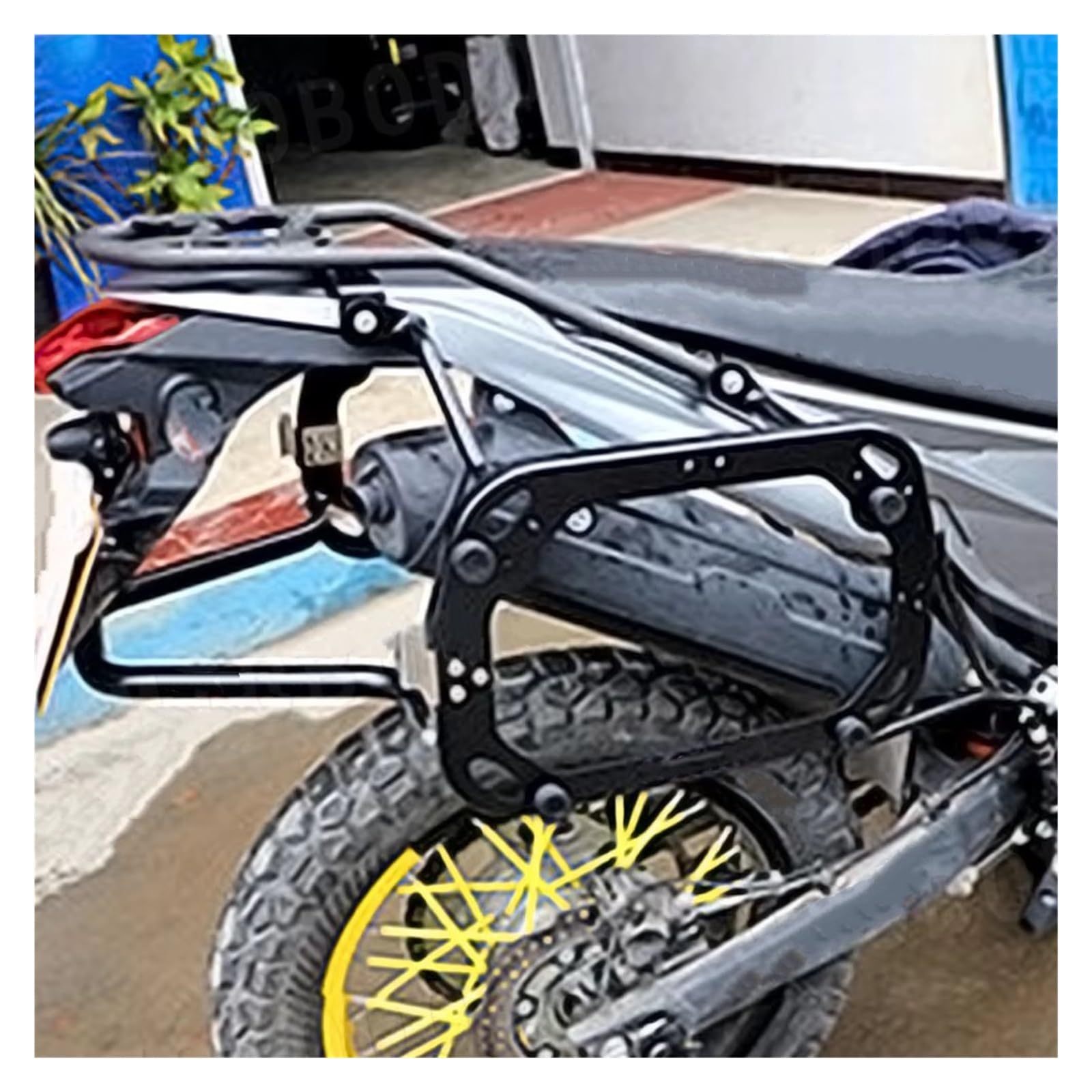 Soporte Carga Estante Moto Portaequipajes Lateral para Equipaje Modificación De Motocicletas | Para VOGE 300GY bastidores suministros transporte viaje soporte materiales aluminio para aviones alta resistencia
