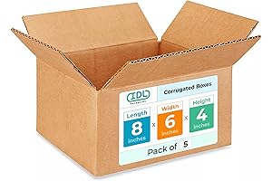 IDL Packaging - B-864-5 Small Corrugated Shipping Boxes