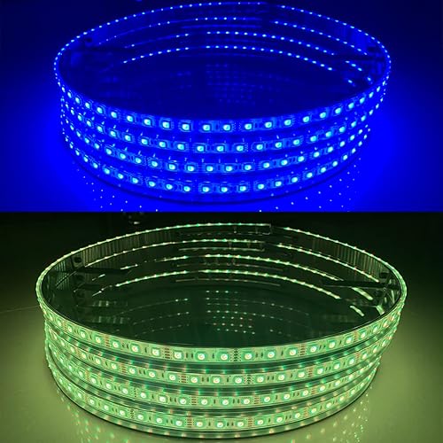 Miniatura 3 de Juego de 4 luces LED de 15.5 pulgadas RGB con cambio múltiple para llanta, con frenado, aplicación Bluetooth de giro/control remoto Ctrl IP68, kit