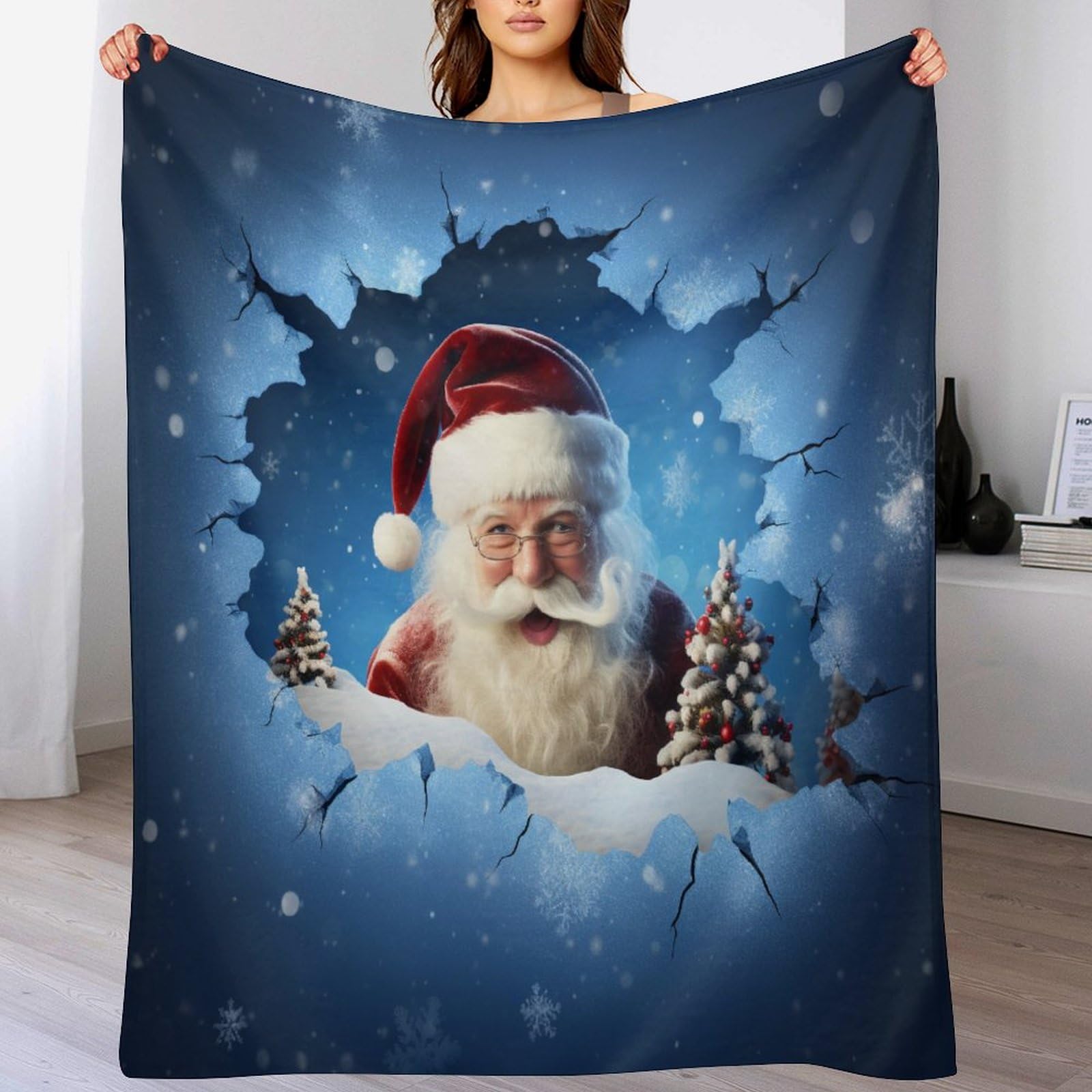 Couverture Le père Noël : le plaid moelleux à offrir aux enfants