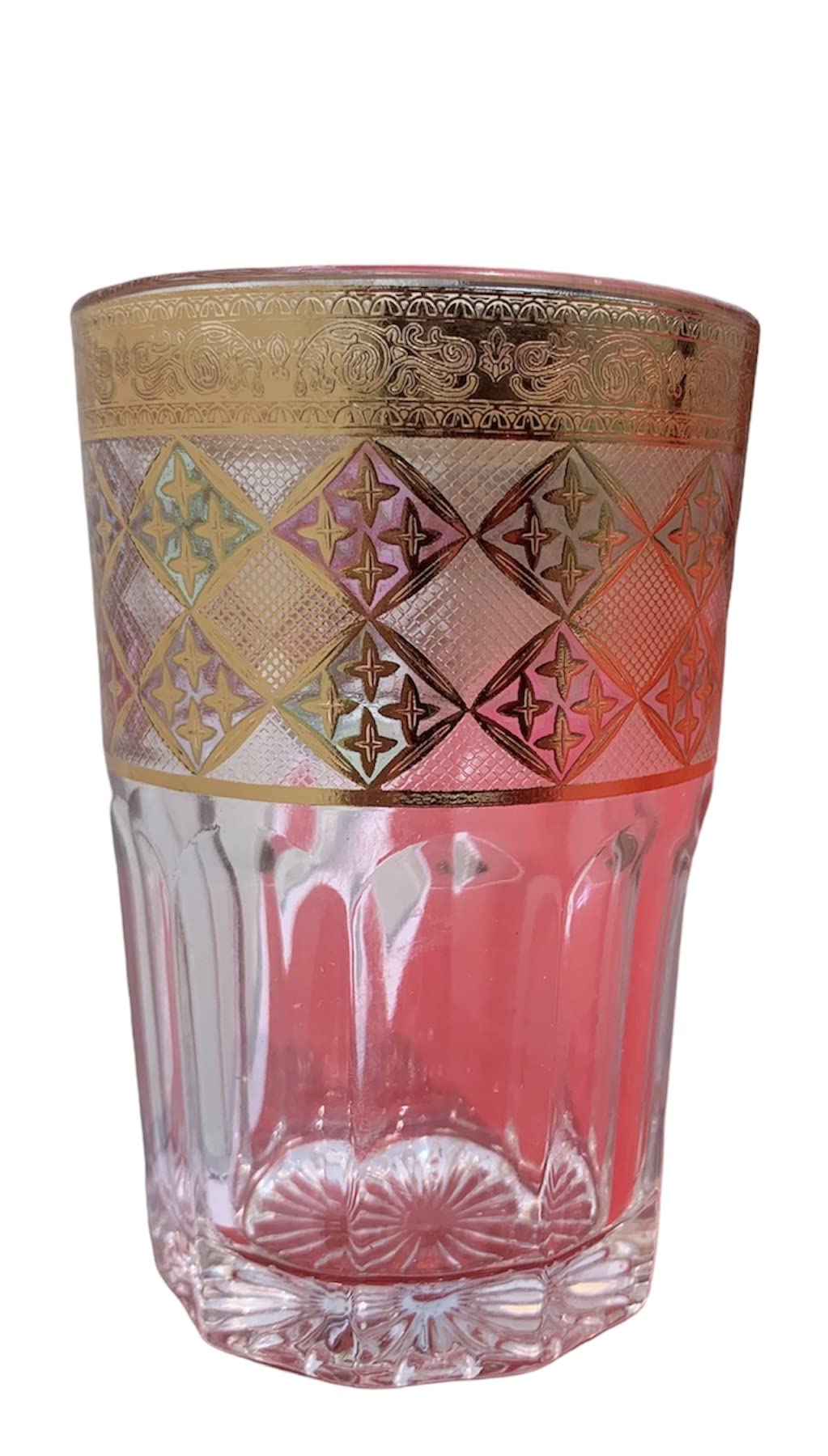 Pink Moroccan Tea Glasses