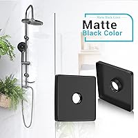 Vista 4 de Placas cuadradas de cubierta cuadrada para brazo de ducha de 3.5 pulgadas, placa de cubierta de escudo de repuesto universal de gran