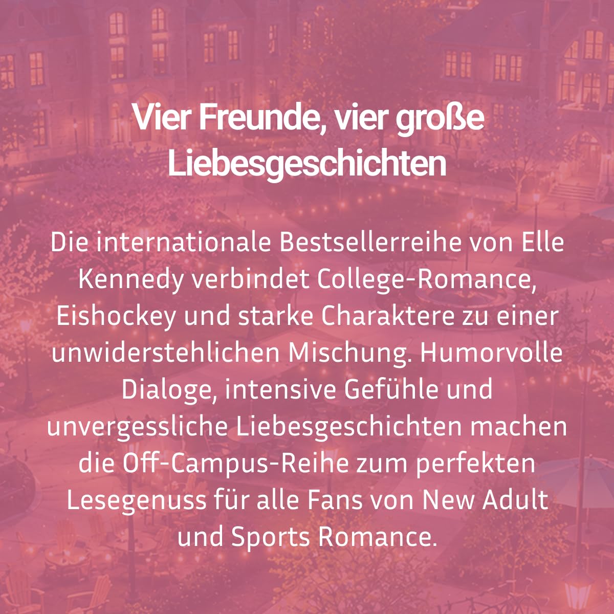 Die Off-Campus-Reihe Band 1-4 Special Edition + 1 exklusives Postkartenset