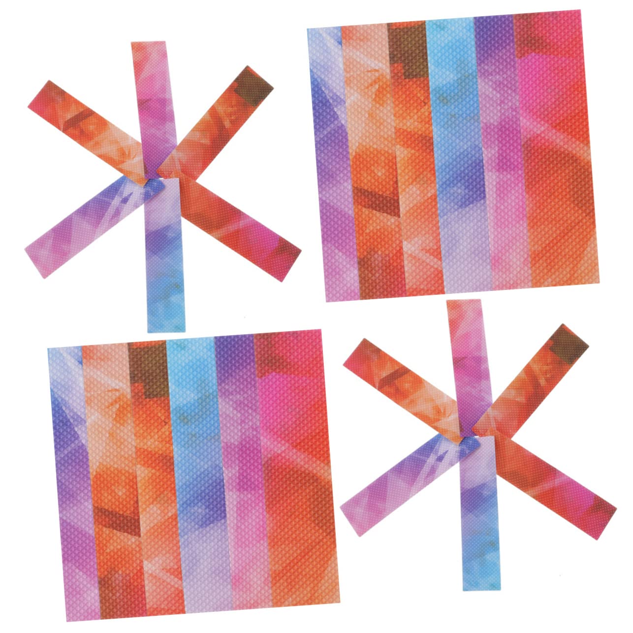 jojofuny Calming Stickers for Sensory Stickers 24 Pack Rough Texture Strips for Relief Phone Back Strips