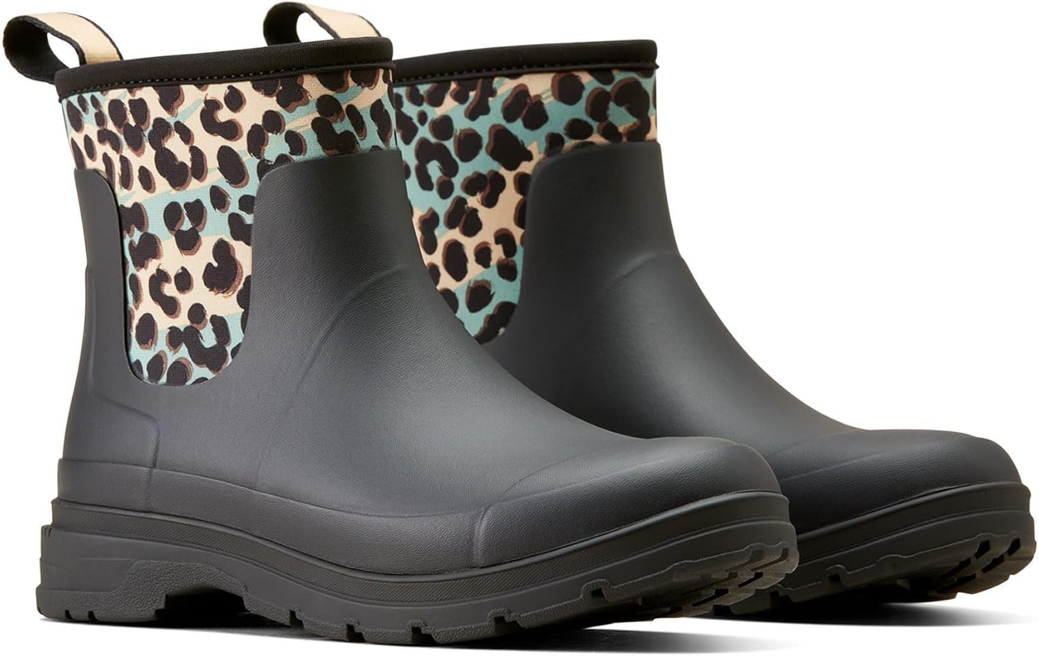 ARIAT Kelmarsh Shortie Rubber Boots Black 6 B (M)