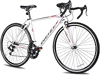 WEIZE 700C Road Bike: 14-Speed Shimano Drop Bar Commuter Hybrid, High-Carbon Steel Frame, Caliper Brakes for Men & Women