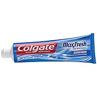 Vista 4 de Colgate Max Fresh Pasta de dientes con mini tiras de aliento, menta fresca, 6 onzas, 3