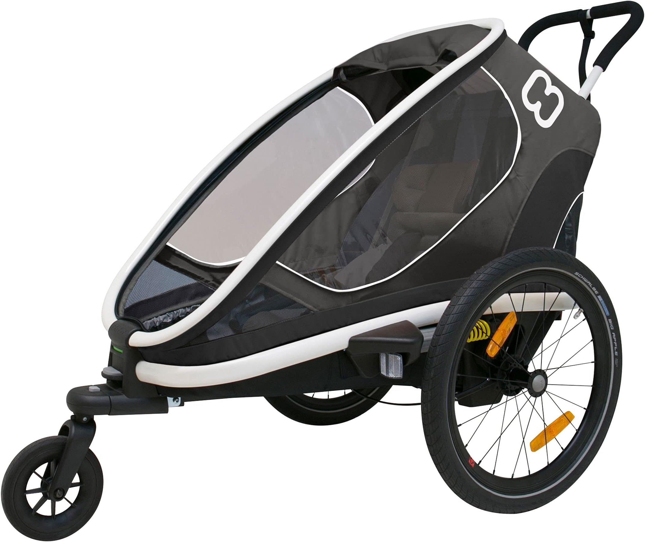 Outback One Seat Reclining Multi-Sport Child Bike Trailer + Stroller (Jogger Wheel Sold Separately)