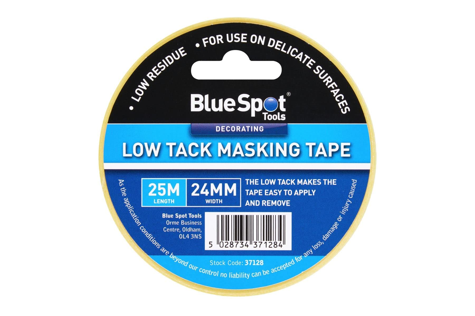 Blue Spot Tools - Spot 24Mm X 25M Low Tack Masking Tape