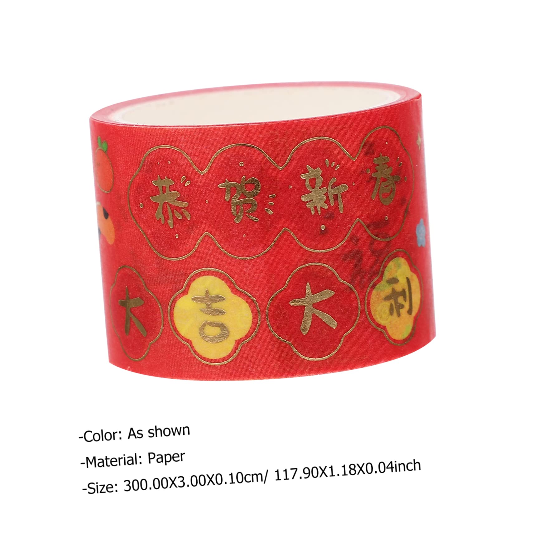 3 Set Di Nastri Decorativi masking Tape Vivaci Adorabili Nastri Washi Per Decorazioni Artigianali Per La Casa Anti-sbiadimento Multiuso 6 * 3