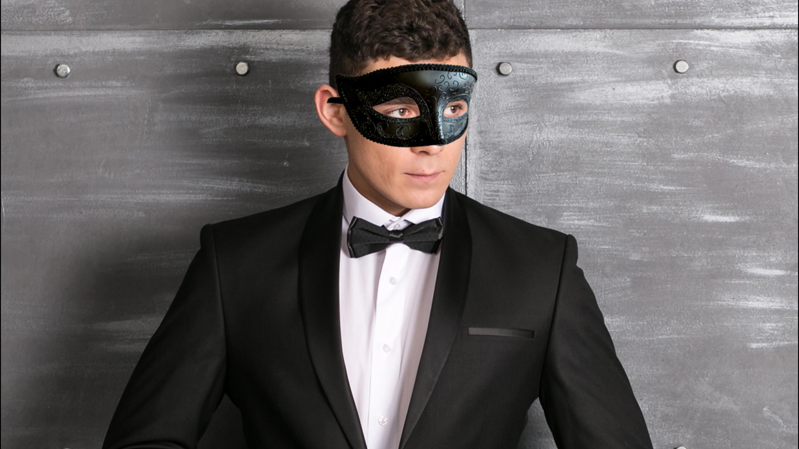 black tie masquerade