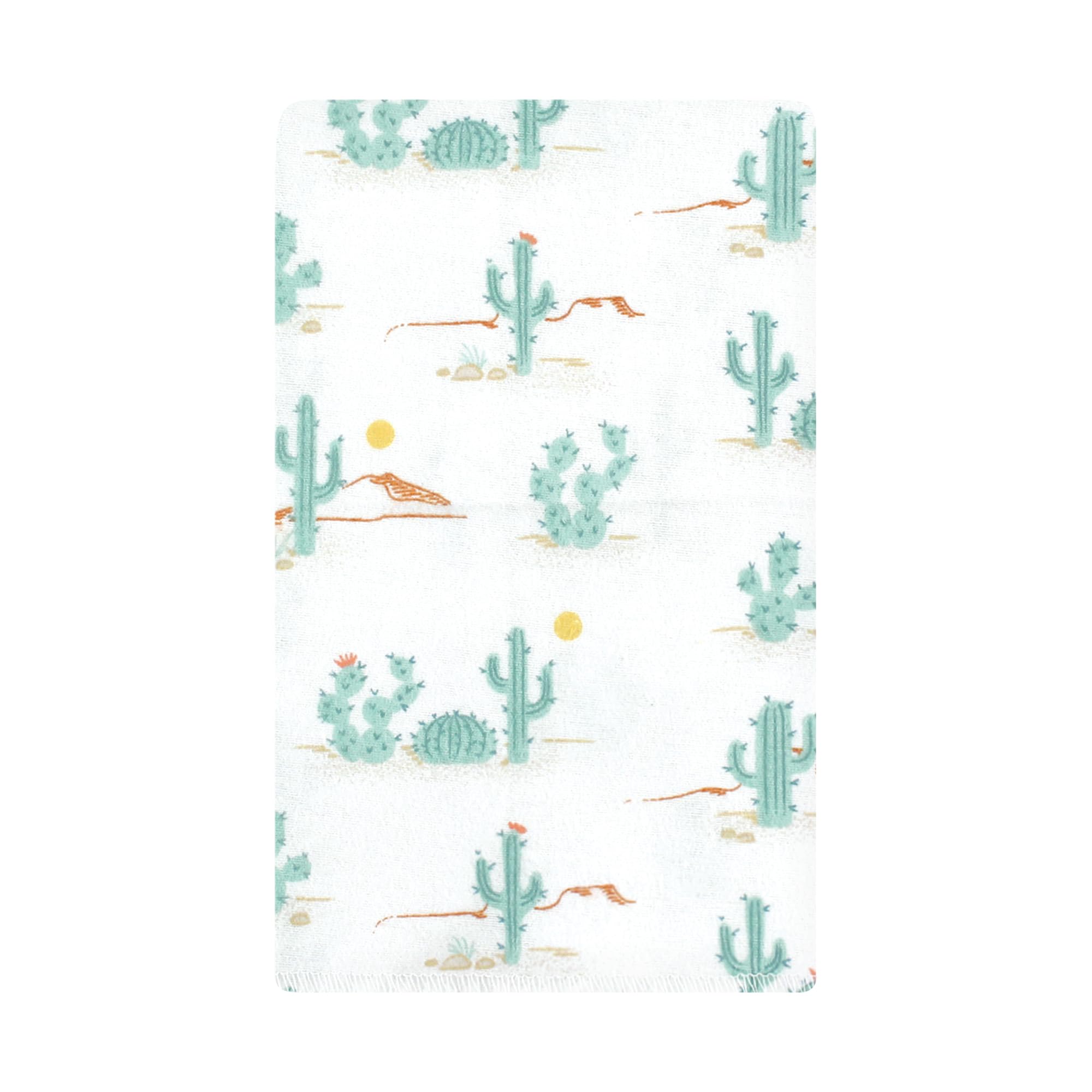 Hudson Baby Pack de 10 ropa de franela de algodón para bebé, diseño de cactus, talla única