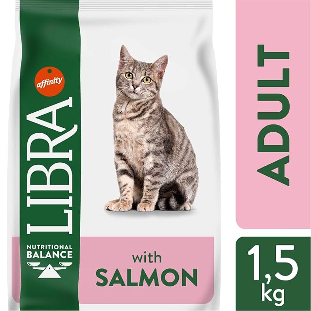 Foto 2 de 6 de Libra 920477 Croquetas de Gato Adulto, 1,5 kg, Negro