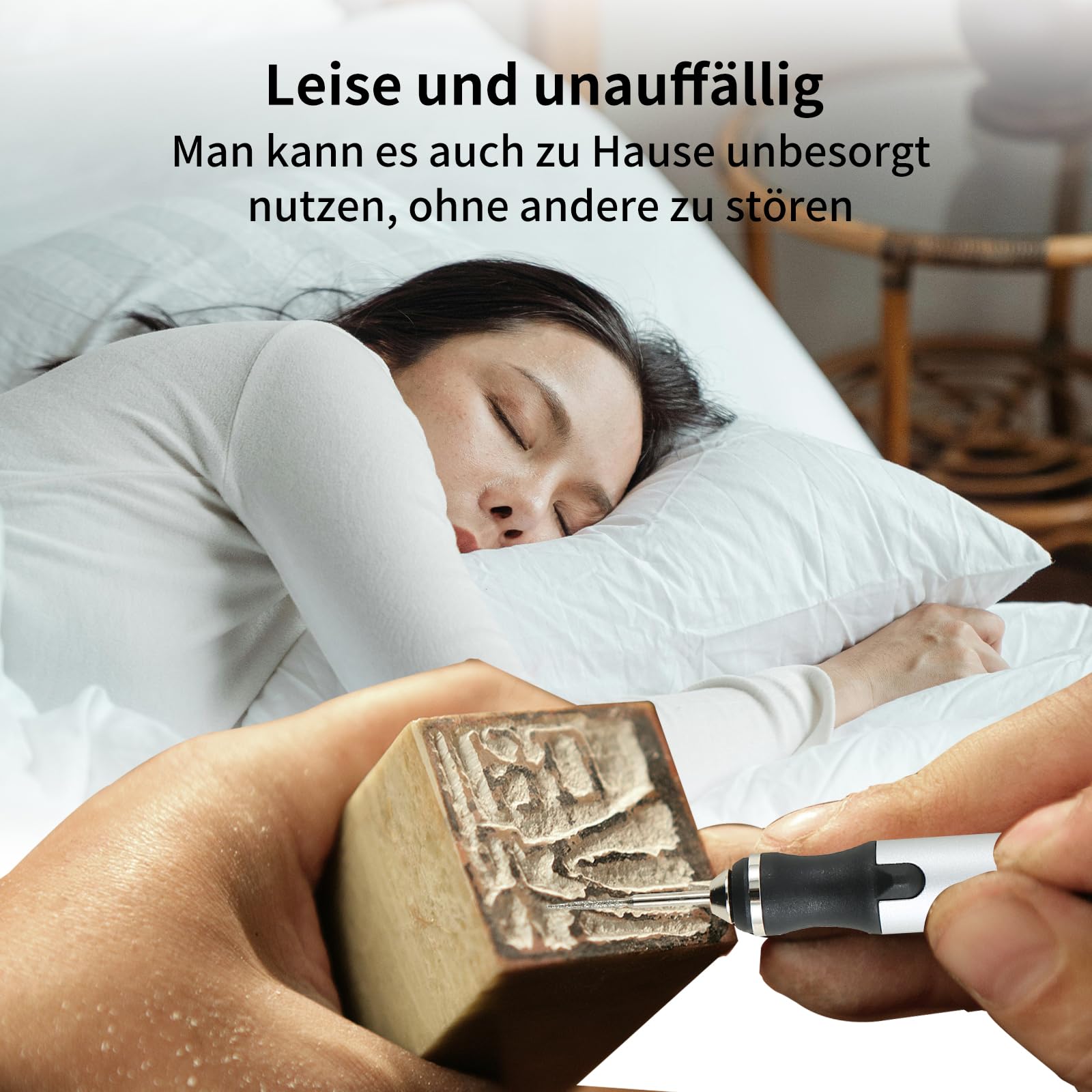 Gravierstift mit 30 Bits, Elektrischer Gravierstift, Kabelloser elektrischer Gravur Stift, Tragbares Gravur gerät, wiederaufladbares, für Glas, Holz, Kunststoff, Metall, Stein