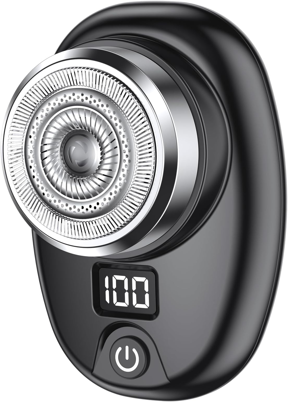 Electric Shaver,Mini Electric Razor for Men with LCD Display,Portable Pocket Size Self-Sharpening Blade Beard Trimmer,USB Wet and Dry Beard Grooming Kit Suitable for Home and Travel,Gift for Men-Black