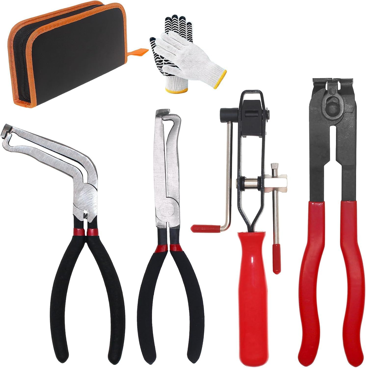 Electrical Connection Pliers 60 Degree Electrical Disconnect Plier CV Boot Clamp Pliers CV Joint Boot Clamp Tool Kit For Automotive UTV ATV Tool