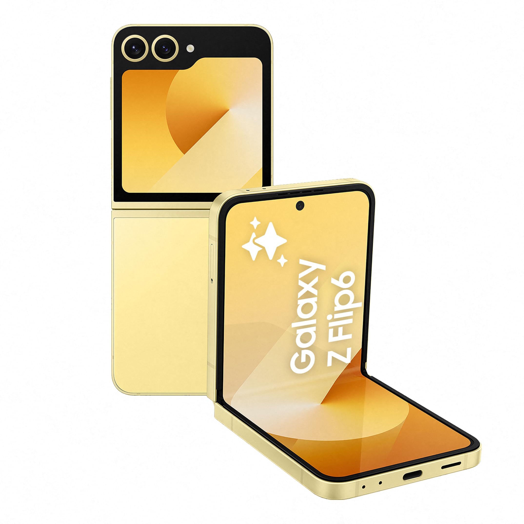 Galaxy Z Flip6 256GB イエロー Samsung Galaxy Z Flip6 AI Smartphone, Unlocked Android Smartphone