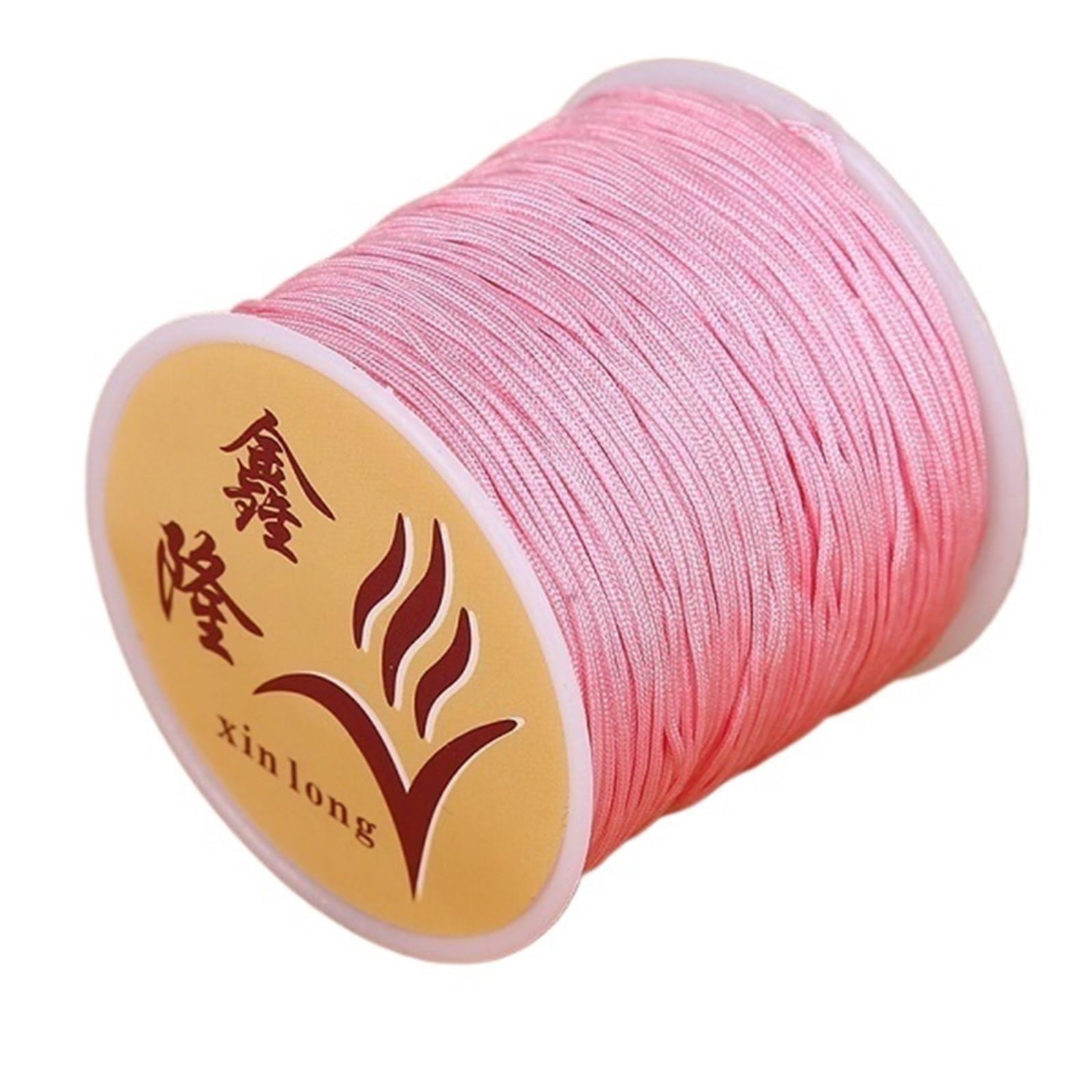 Nylon Cord Thread 20PCS 40m/lot 0.8mm Cotton Knotting Macrame Cord Nylon Thread String DIY Beading Braided Bracelet Jewelry Making for Making Bracelet, Necklace, Chinese Knot(19)