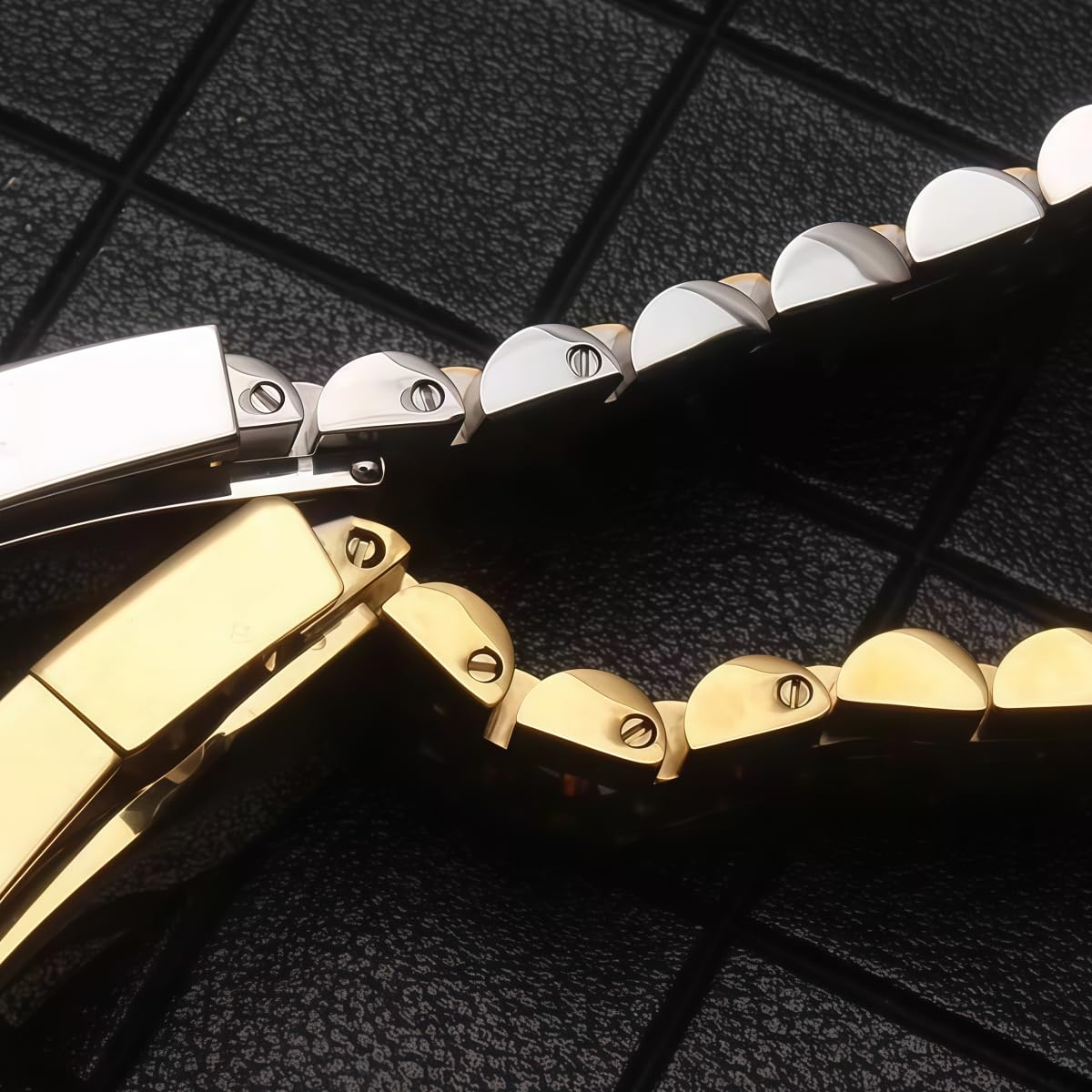 Cinturino Orologio Acciaio Inossidabile Jubilee Metallo Ricambio 21mm Attacco Curvo Maglie Banda per Rolex GMT-Master
