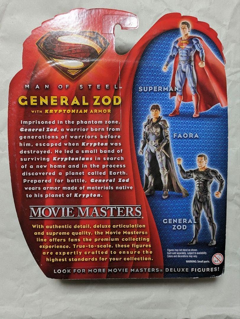 マテル製マン・オブ・スティールシリーズ「ゾッド将軍・アーマー版」DCマルチバース マテル製マン・オブ・スティールシリーズ「ゾッド将軍・アーマー版」DC