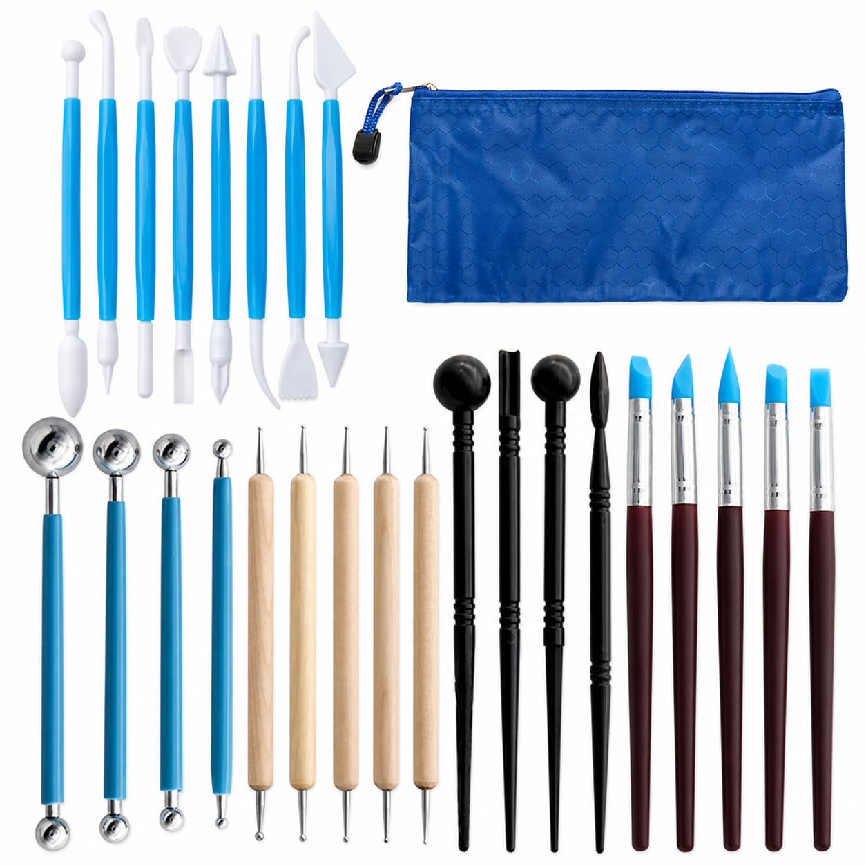 Set di 27 utensili in ceramica