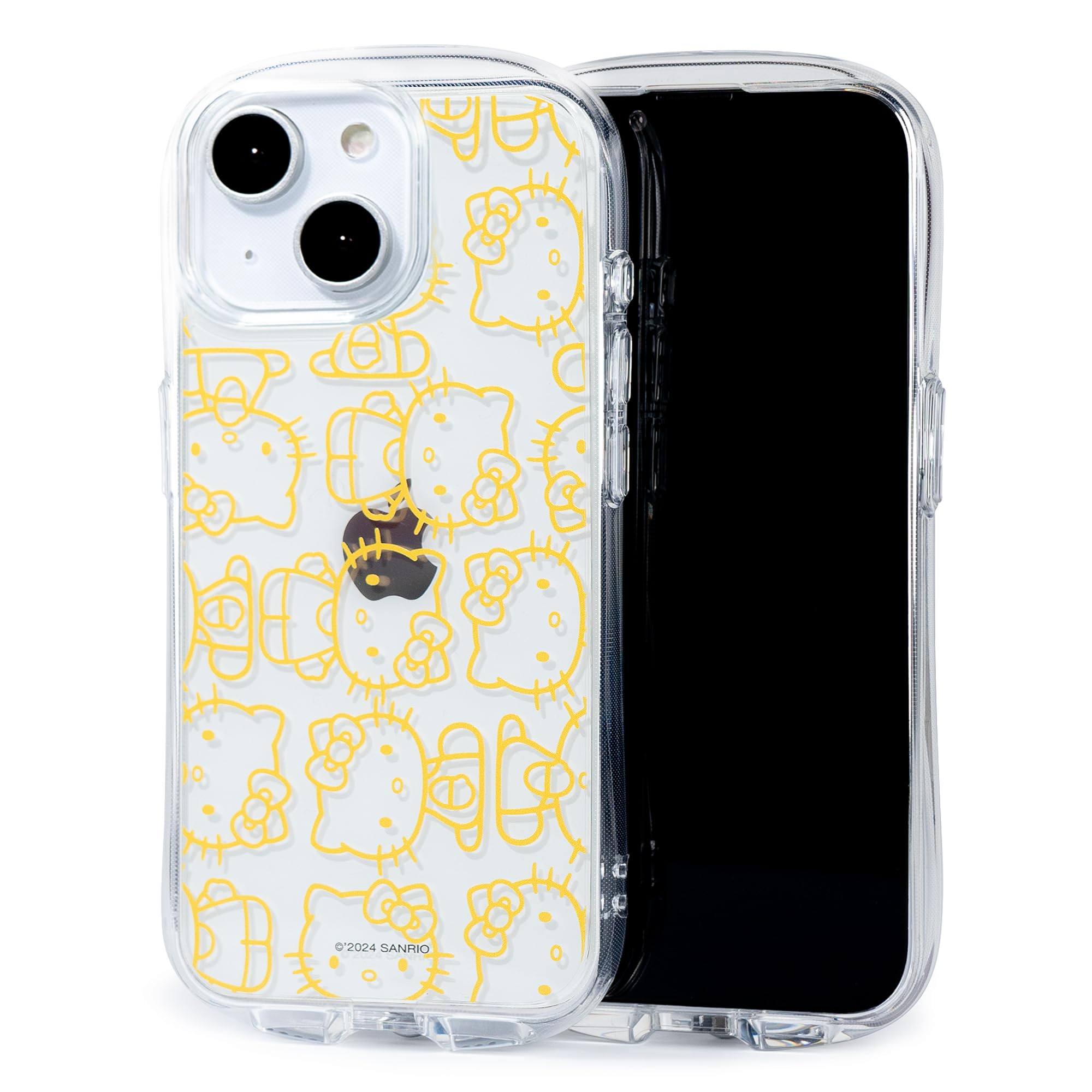 Amazon | iFace Hello Kitty and Friends クリア iPhone 15対応 ケース