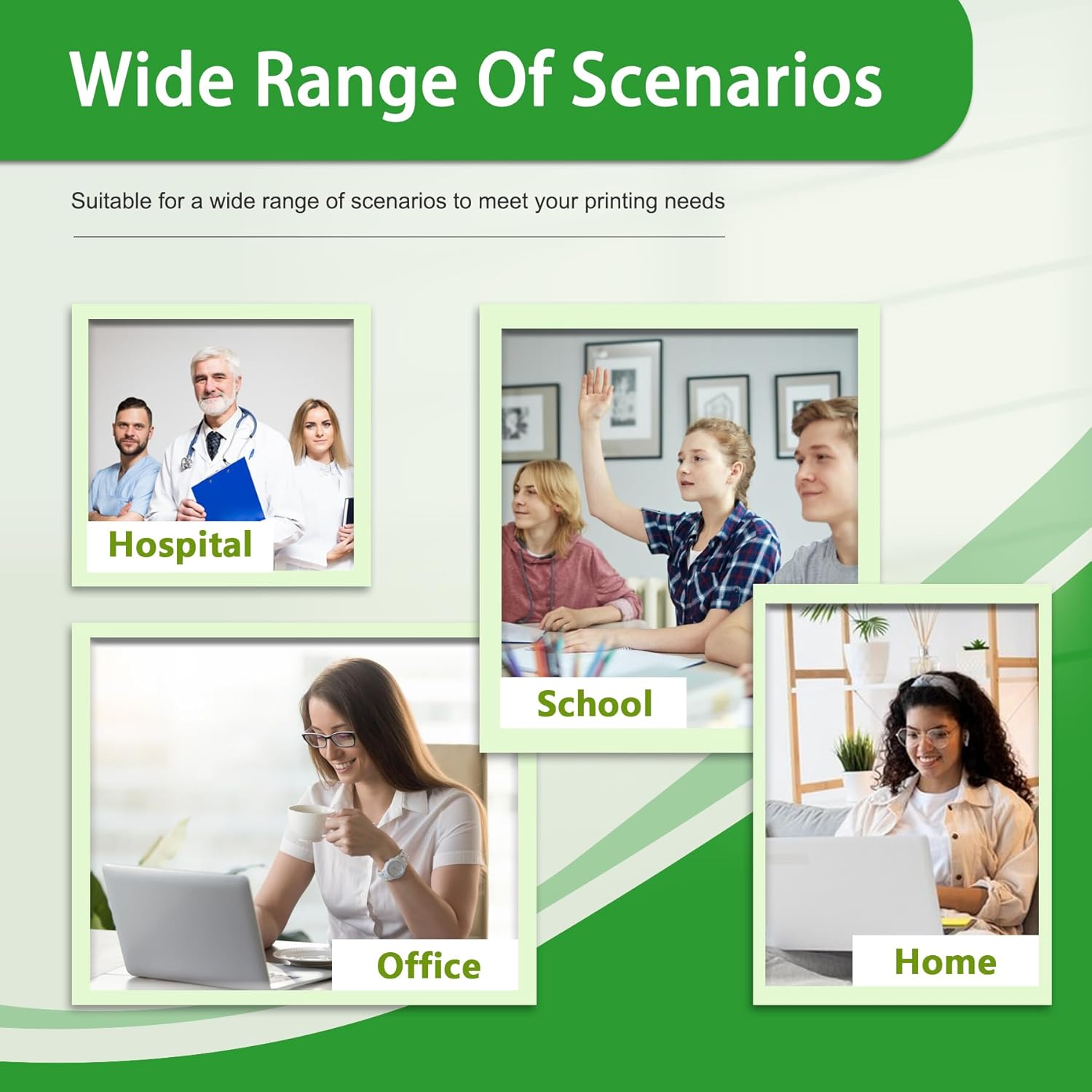 952XL Ink Cartridges Combo Pack (5-Pack, 2Black/1Cyan/1Magenta/1Yellow) Replacement for HP 952 952XL Ink for OfficeJet Pro 7740 8210 8216 8218 8710 8715 8716 8717 8719 8720 Printer