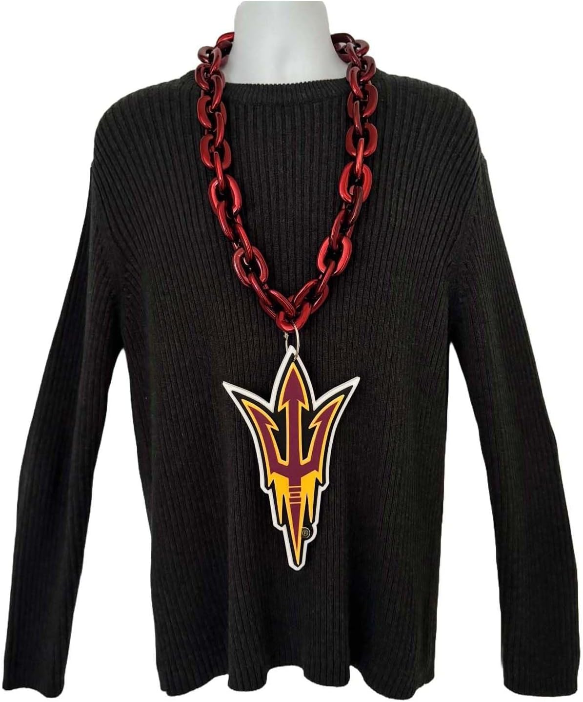 aminco Arizona State Sun Devils Fan Chain, Maroon