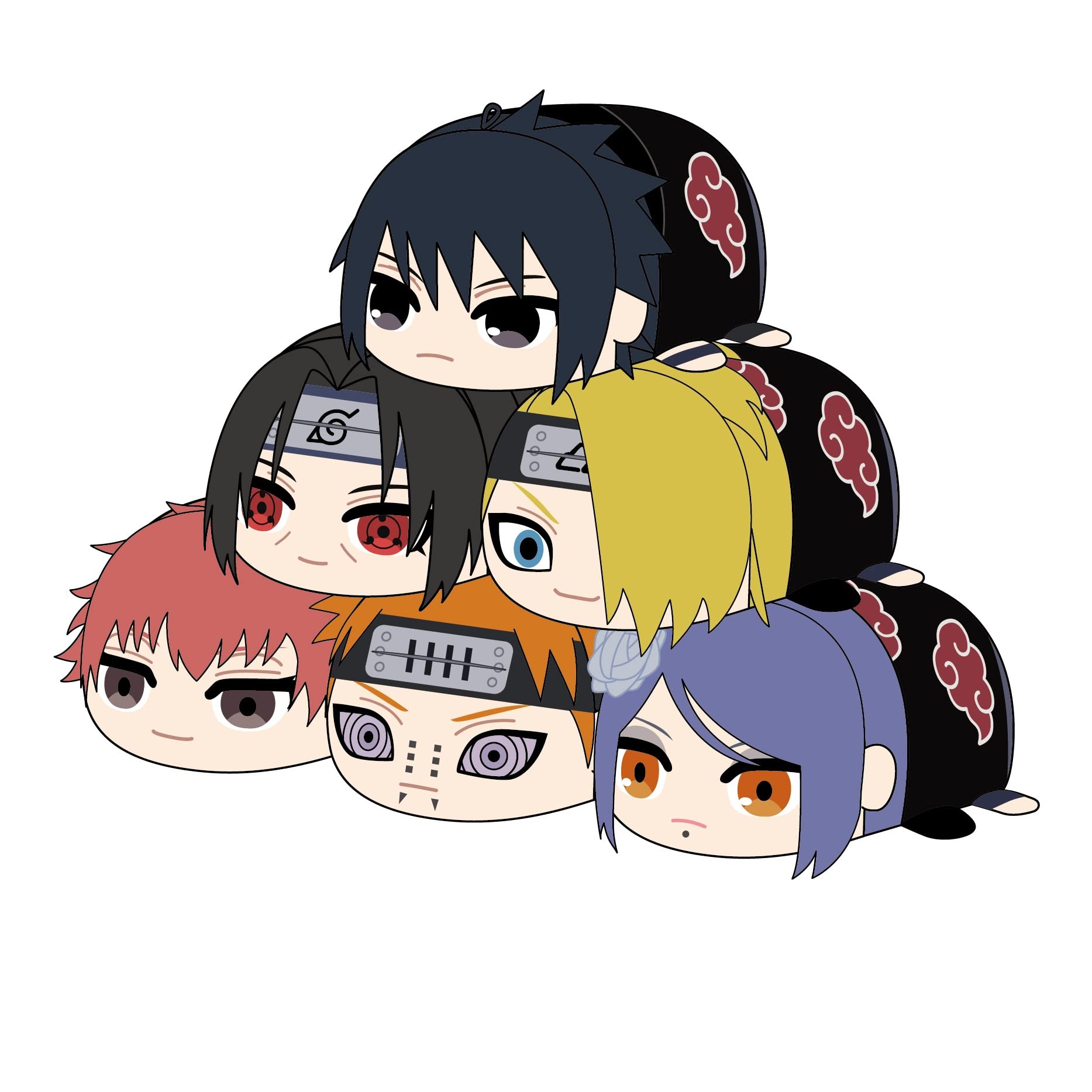 NARUTO ぽてコロ ふわコロ はぐキャラ 特典 うちはオビト(過去) セット