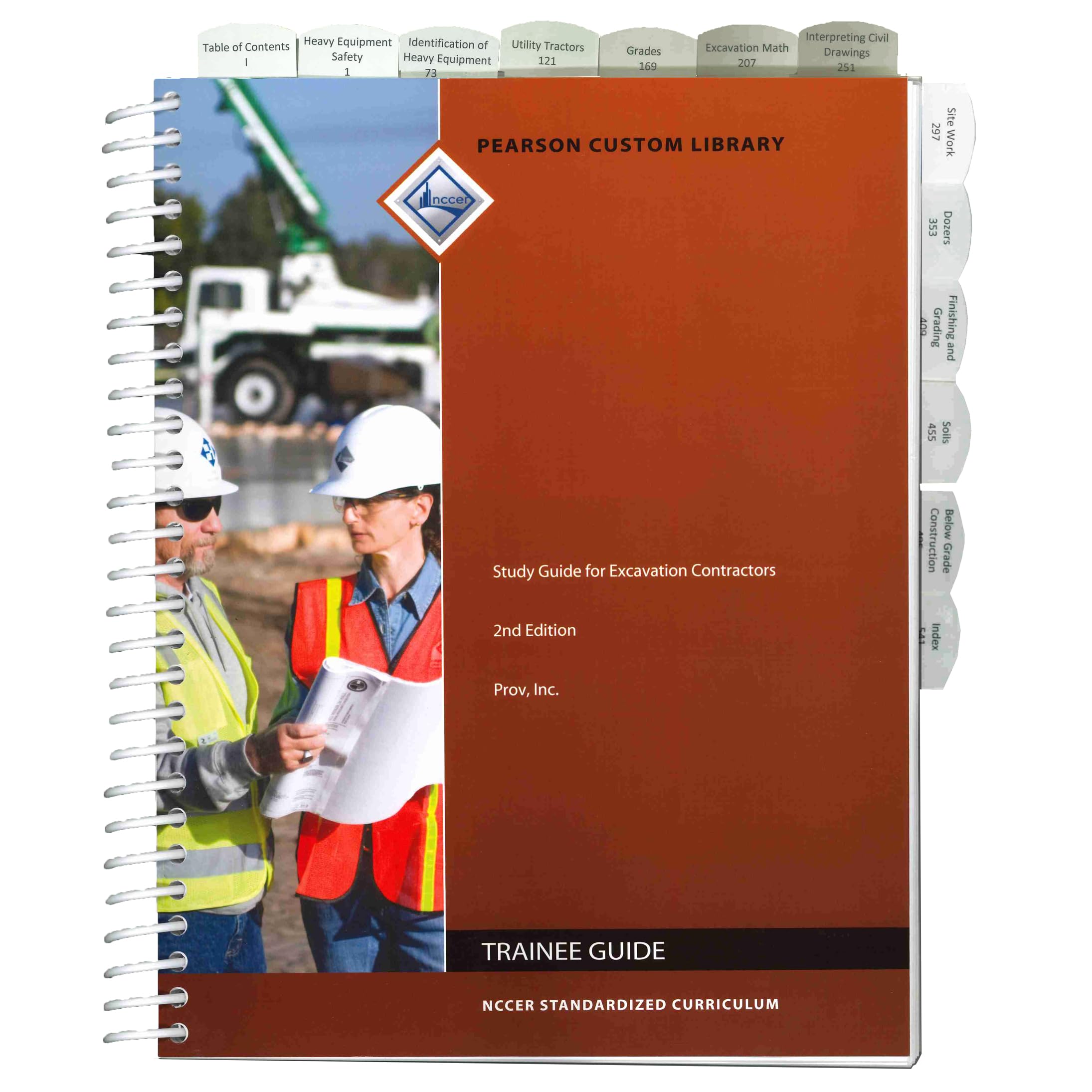 Highlighted and Tabbed - Study Guide for Excavation Contractors - 2nd