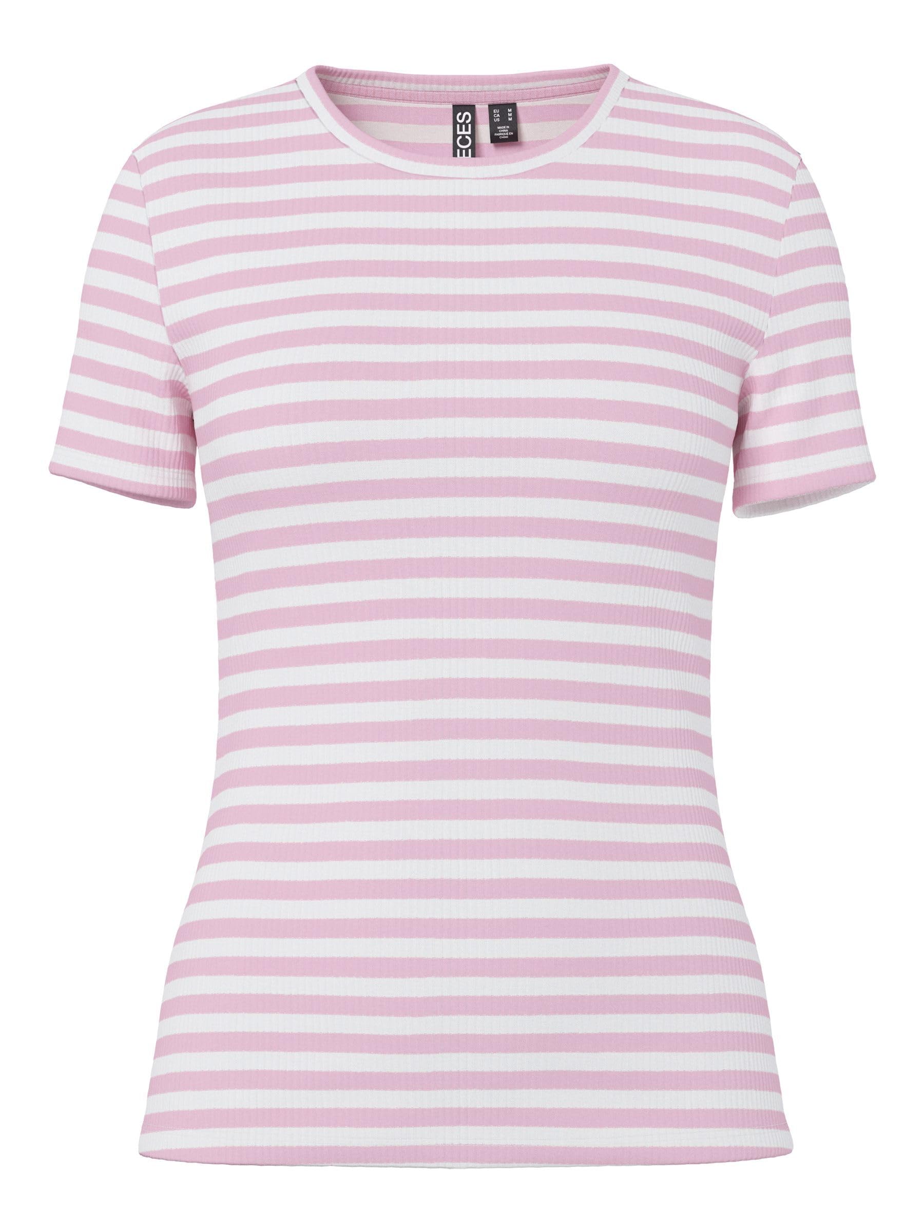 PIECES Pcruka SS Top Noos Bc, Roseate Spoonbill, M