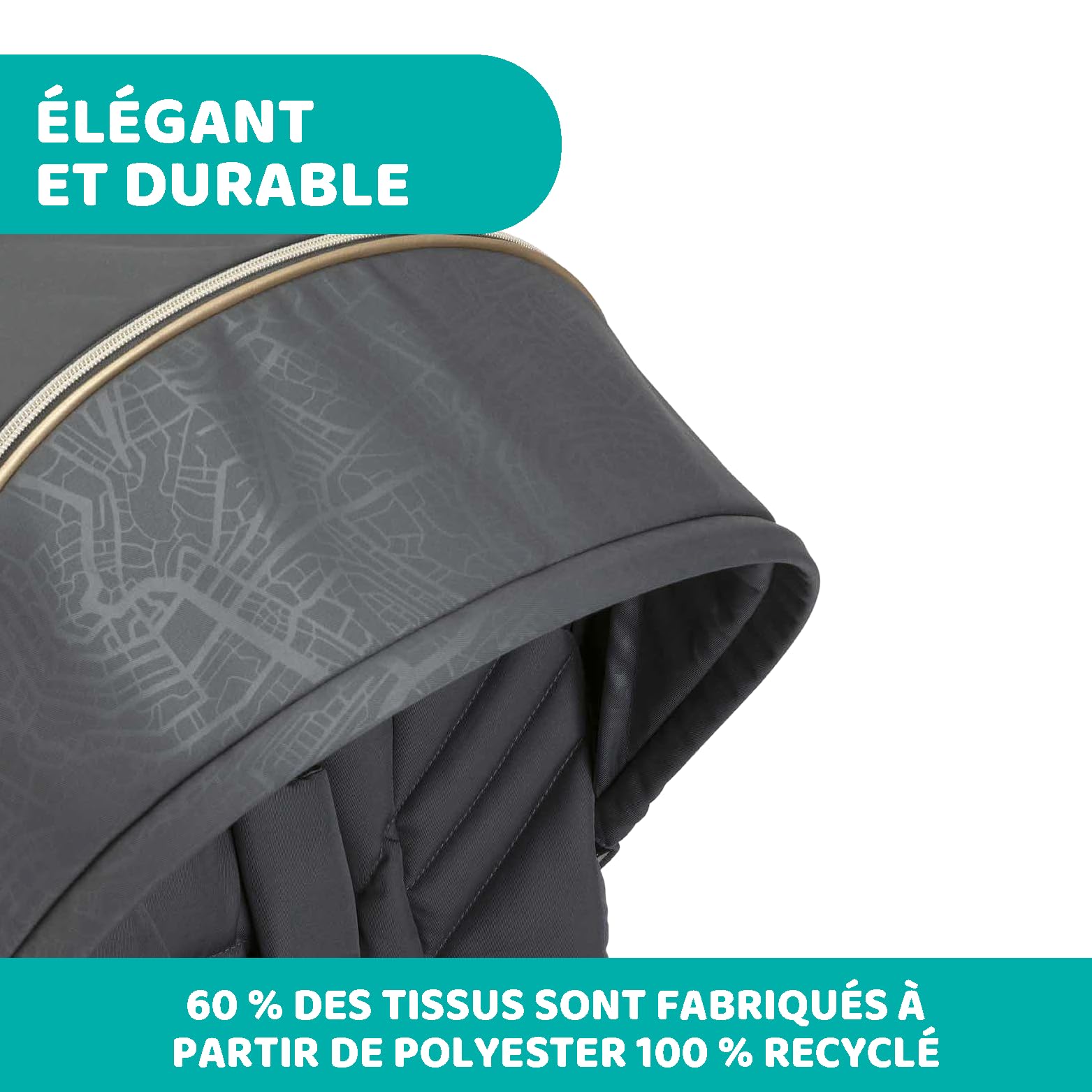 Chicco One4Ever Poussette Légère et Compacte de 0 Mois à 4 ans,Capacité de Charge Maximale de 22 kg,Poussette Pliable,Dossier Inclinable,Fermeture Automatique en 1 étape
