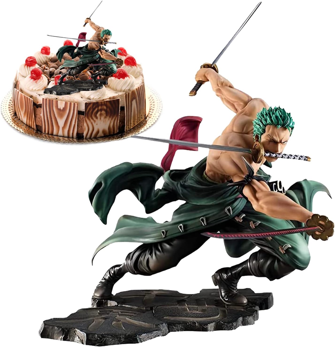 Action Figure Roronoa Zoro, One Piece, Spada Stile Anime Statua, Decorazione Del Giocattolo