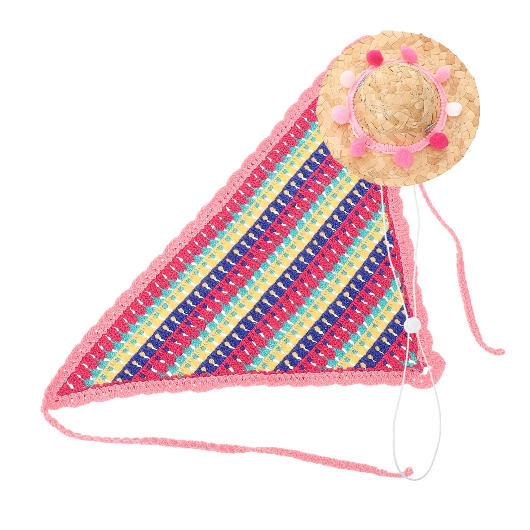 Accessoires été élégants pour animaux de compagnie avec chapeau de soleil