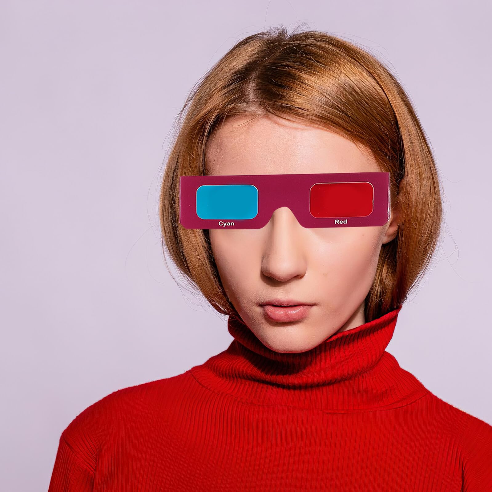 SEWACC 10piezas Gafas de Papel para TV Cine Clásico y Entretenimiento Casa Unidades Estereoscópicas para Películas y Programas de Televisión