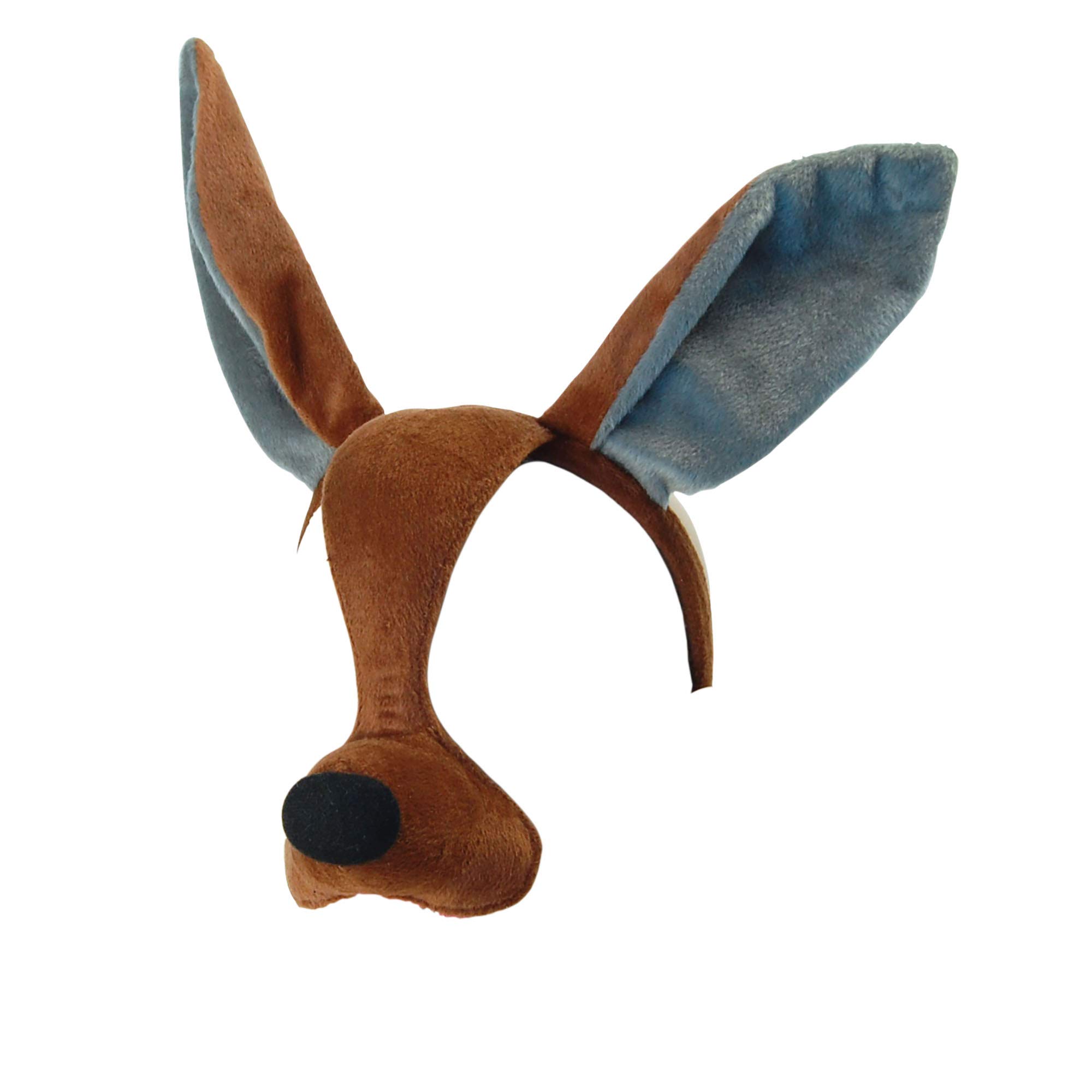 Adorable Brown Kangaroo Eye Mask With Sound on Headband, 1 Pc. - Perfect Accessory for Animal Events, World Book Day, Costume Parties, Cosplay, & More Halloween Halloween