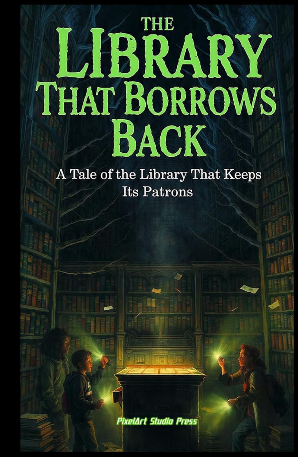 The Library That Borrows Back: A Spooky Middle Grade Ghost Story About Friendship, Riddles, and the Haunted Library