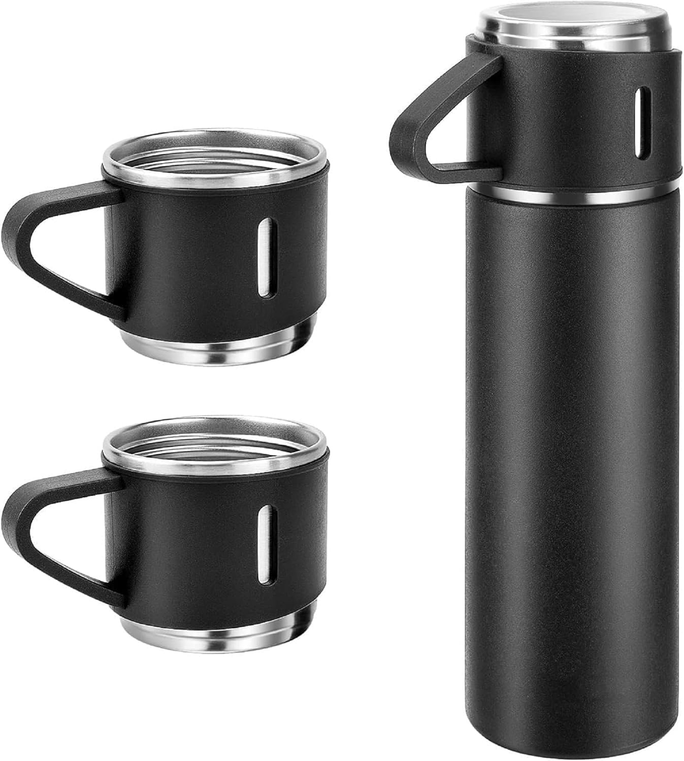 Vacuum Insulated Flask 500ml with Cup, Stainless Steel Thermos Bottle for Tea & Coffee, Hot & Cold Water Bottle, Leakproof Thermal Flask, Portable Travel Flask for Office, Home & Outdoor-image-22