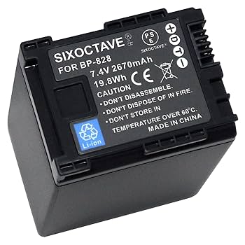 Amazon | str BP-828 キヤノンカメラ用 互換バッテリー | カメラ