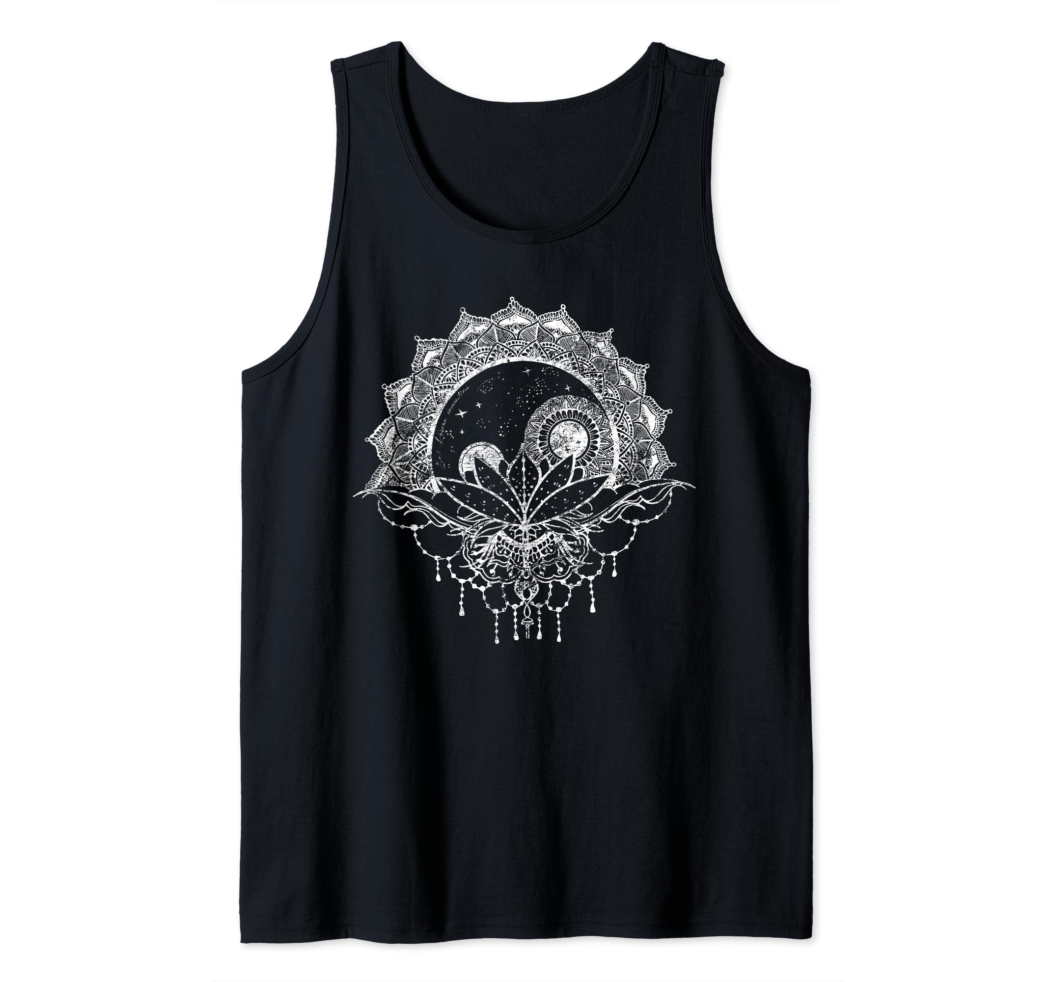 Moondala Mandala Art, Karma Art Tank Top