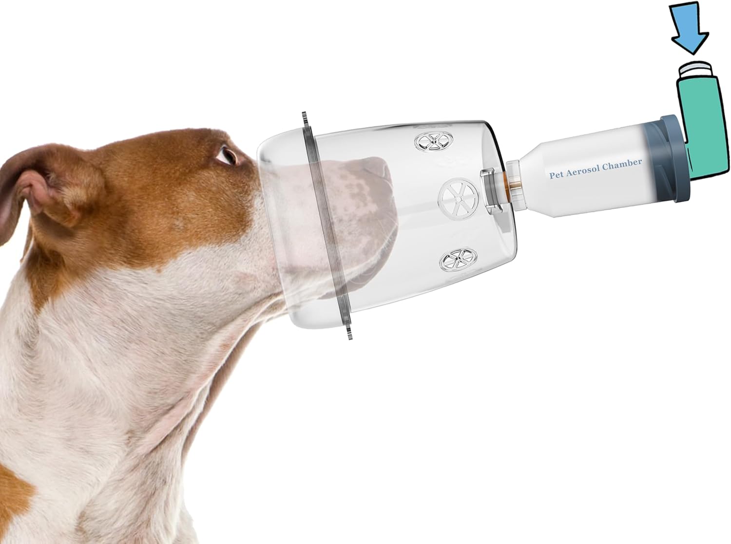 2x Inhalator Spacer Für Katzen & Hunde - Aerosol Kammer Für Atemwegsprobleme