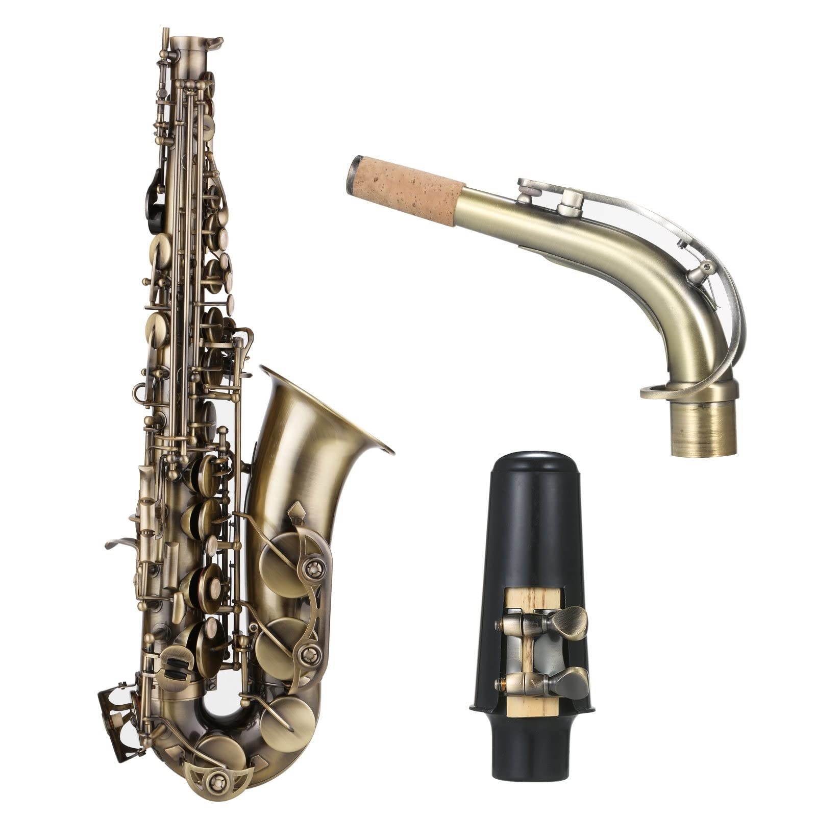 Sassofono Mi Bemolle Sassofono Contralto Ottone Laccato Oro MIB Sax Strumenti Musicali A Fiato