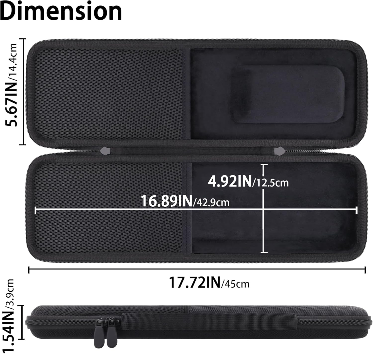 co2CREA Hard Case Replacement for Apple Magic Keyboard with Touch ID and Numeric Keypad + Apple Magic Mouse (Black Case)