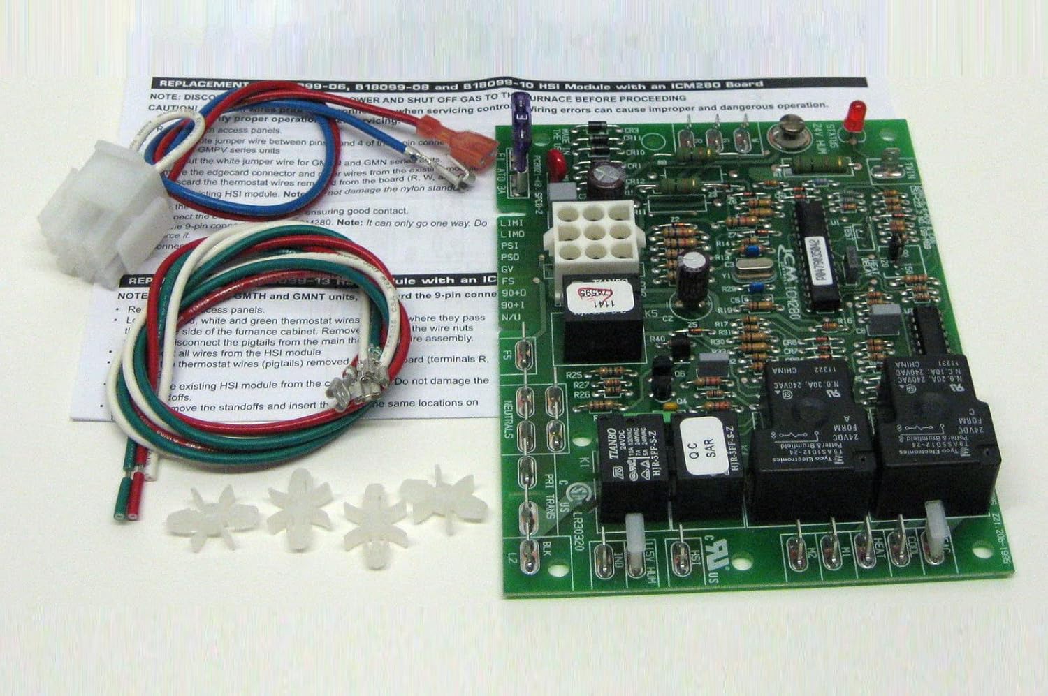 ICM280 for Goodman Furnace Control Board B1809906 B1809908 B1809910