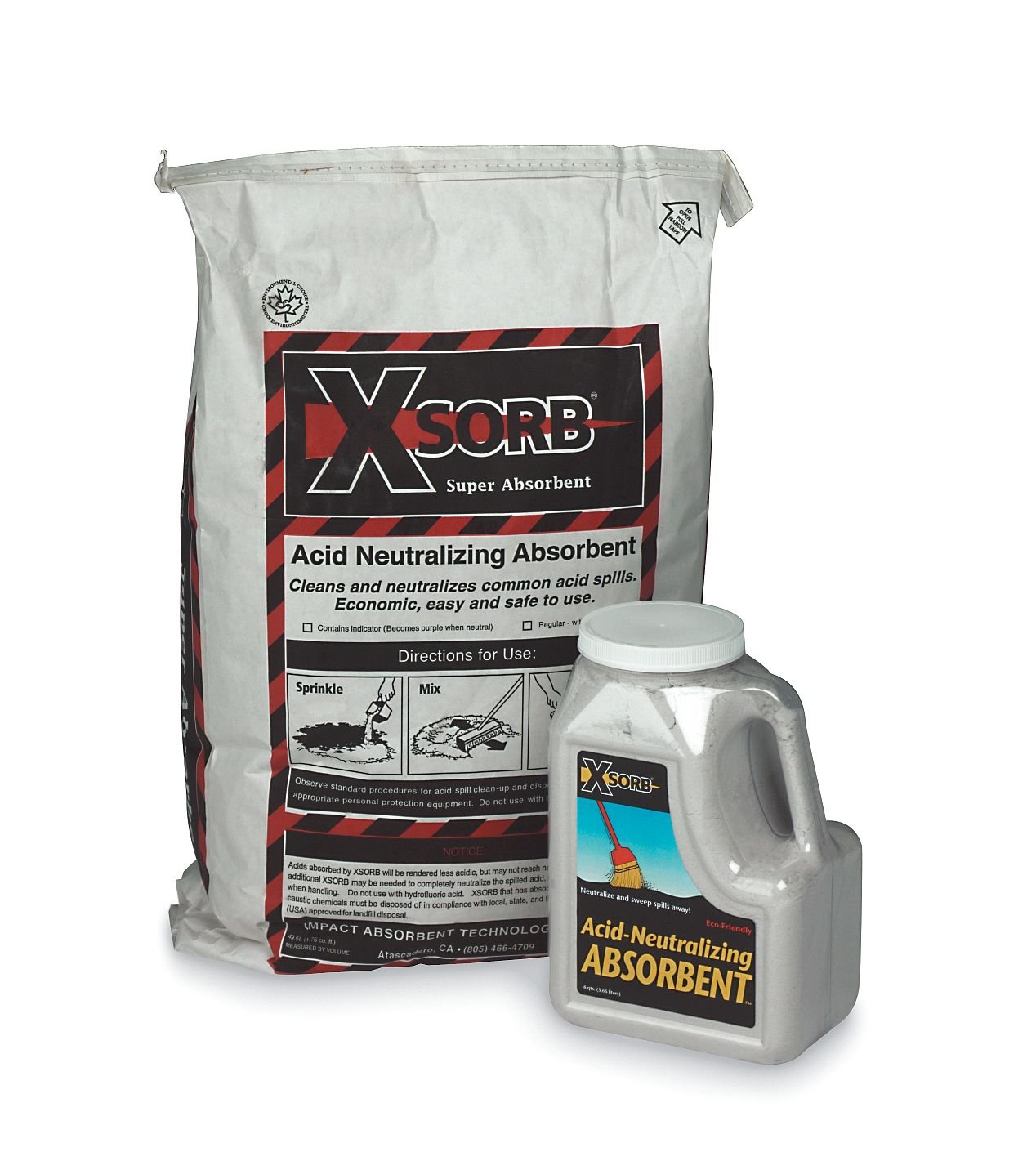 XSORB Chemical Neutralizer, Acids, 13 gal.