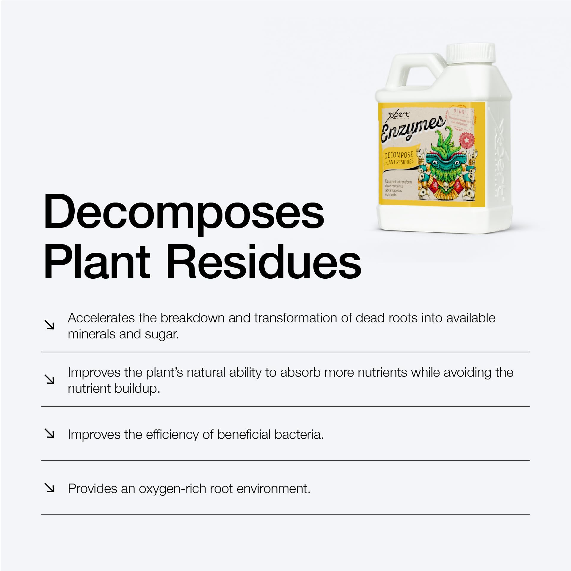 Formule Enzymatique Liquide Xpert Nutrients Enzymes - (1L) | Engrais Efficace Pour Plantes D'intérieur et D'extérieur