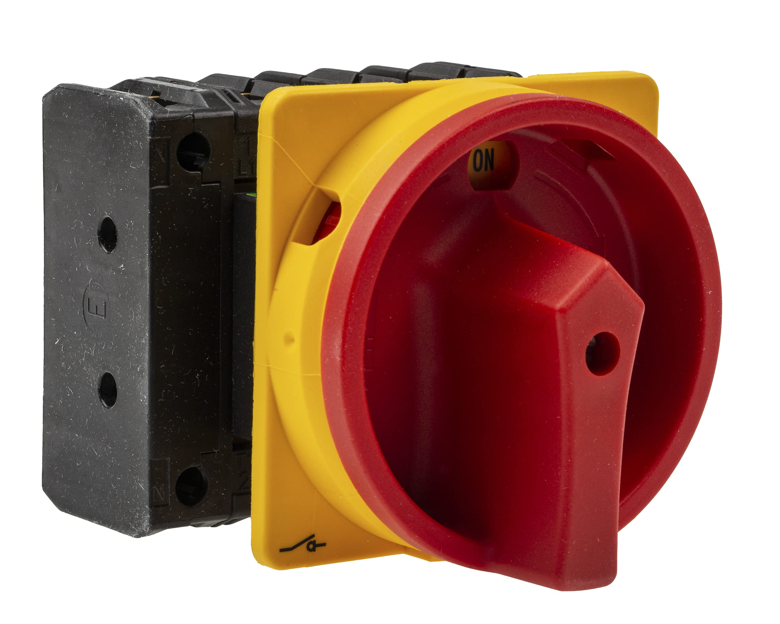 Eaton P3-100/EA/SVB/N Interruptor General, 3 Polos con N, 100 A, Función de Parada, Bloqueable en posición 0, Montaje Empotrado