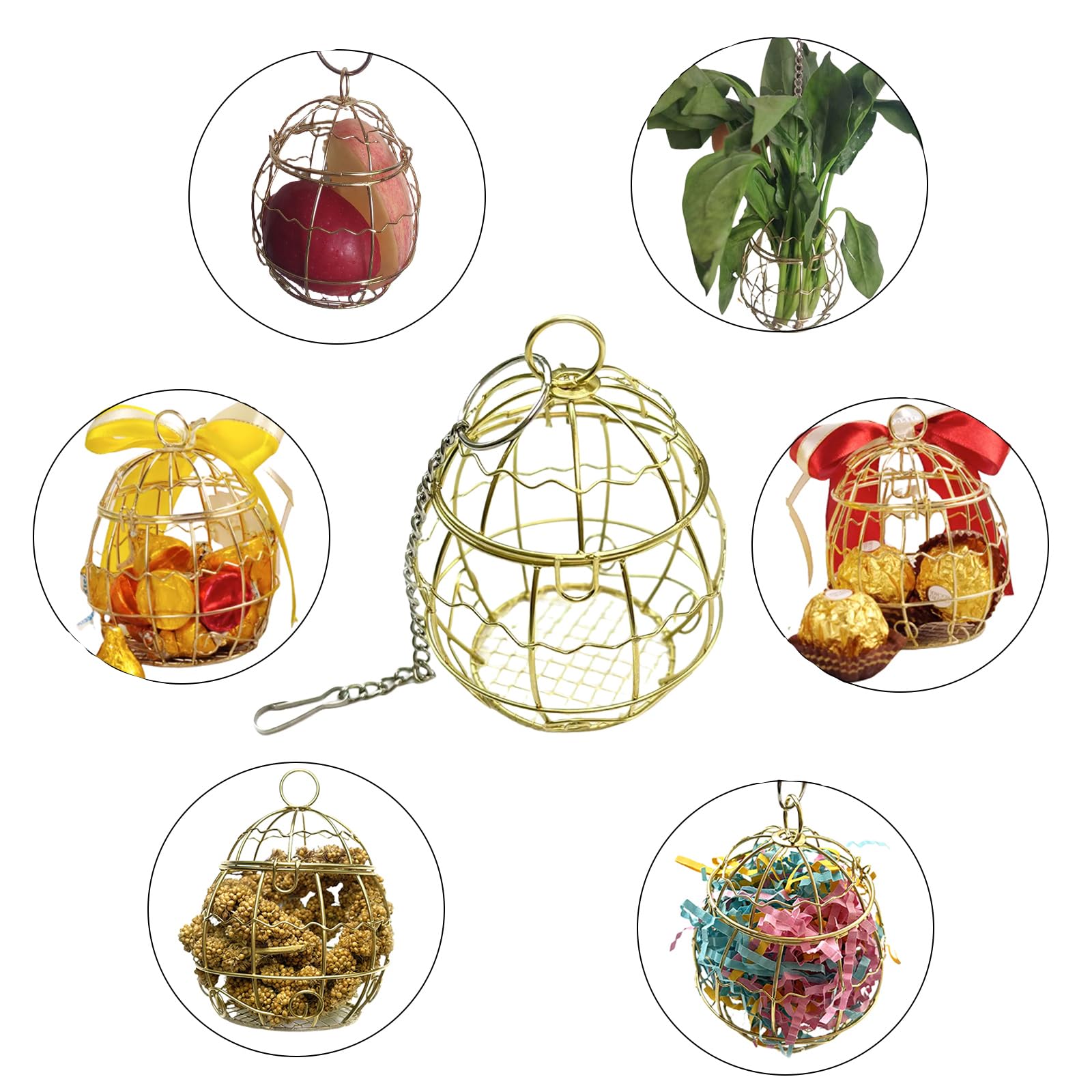 Giocattoli per uccelli, 8 pezzi, giochi per pappagalli calopsitta, giocattoli per foraggiamento per distruggere uccelli, altalena, giocattolo da masticare, trespolo in corda per uccelli,